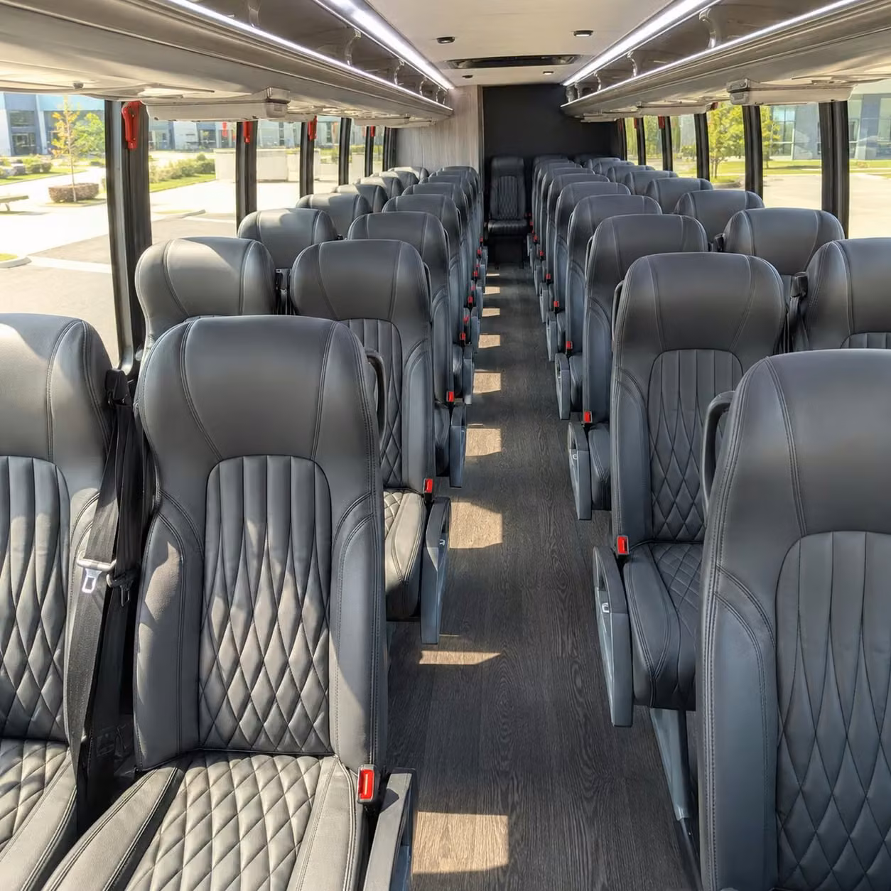 25 passenger minibus interior