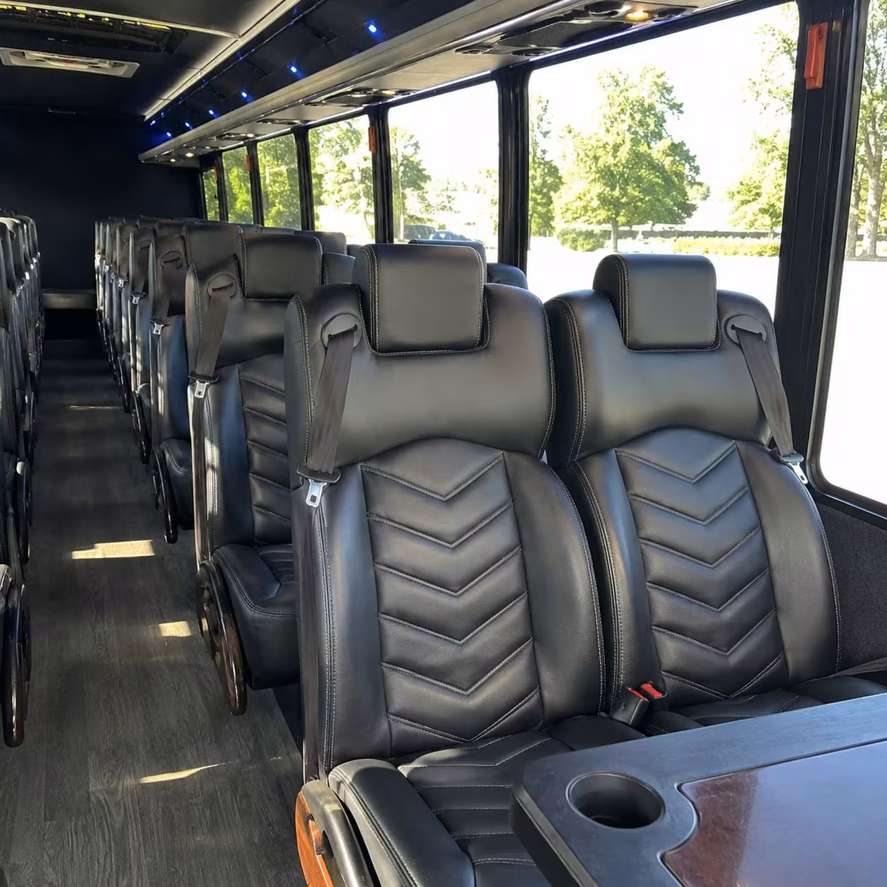 35 passenger minibus interior